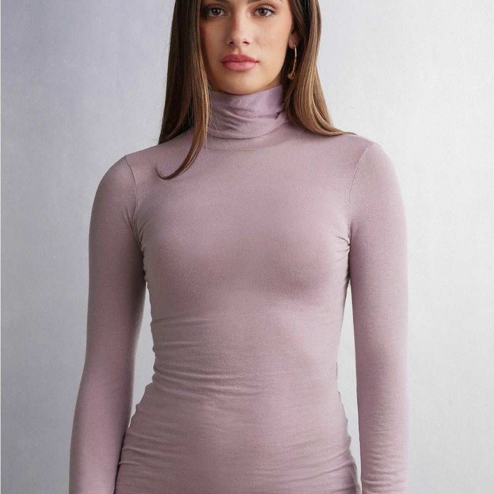 Intimissimi mauve Turtleneck Top